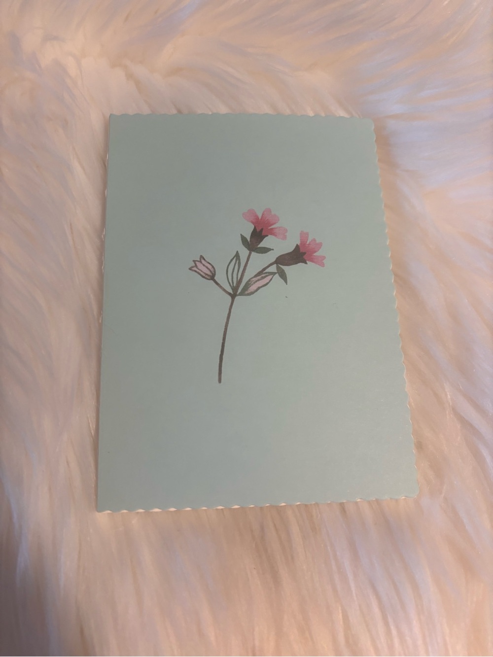 Nota floral mini notebook